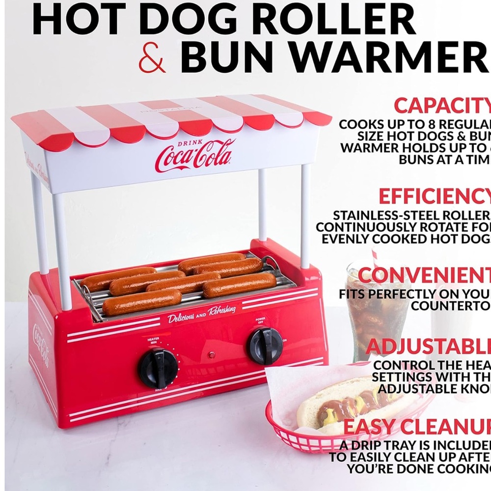 Hot Dog Roller & Bun Warmer
